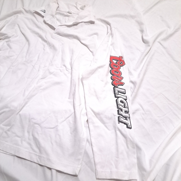 Coors light | White men's long sleeved polo - Picture 3 of 8
